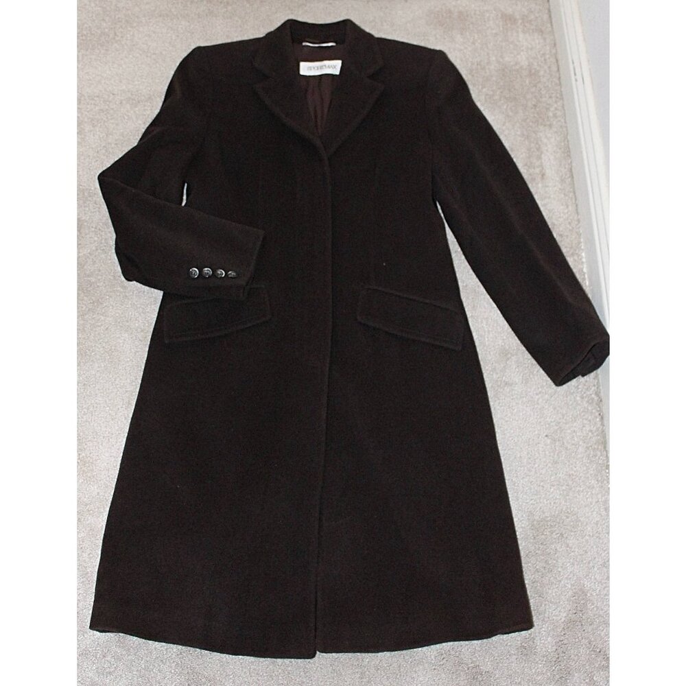 Sportmax by Max Mara - Women's Long Line (Maxi) Overcoat in Wool + Angora  - 4